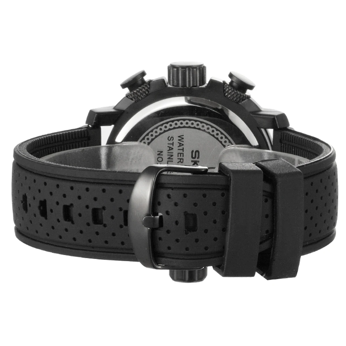 Мужские многофункциональные часы SKONE спортивные с силиконовым ремешком и