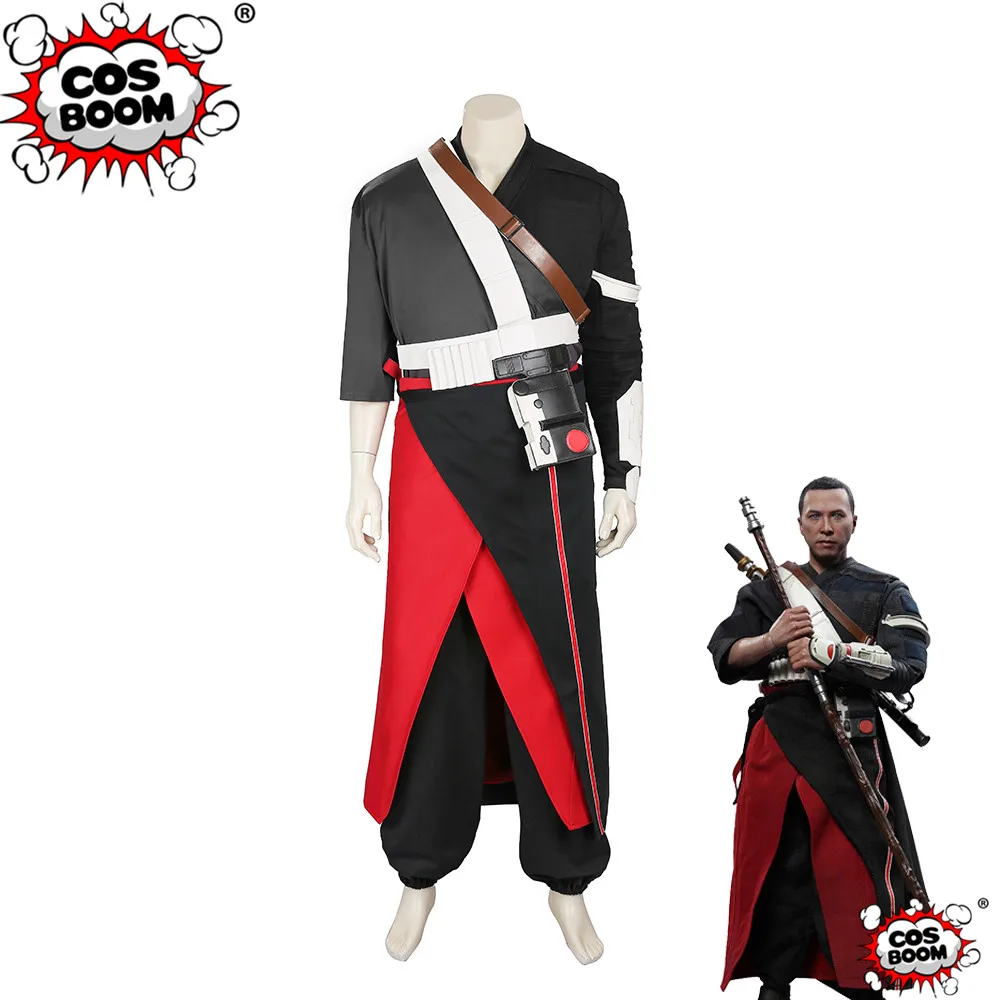 COSBOOM Звездные войны Косплэй костюм Rouge One A Star Wars Story Chirrut Imwe для взрослых Для мужчин