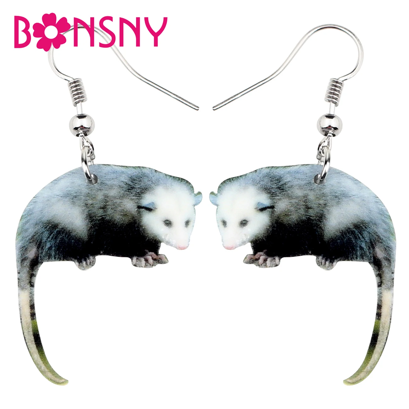 Акриловые ювелирные изделия Bonsny для женщин и девушек в виде животных | Украшения