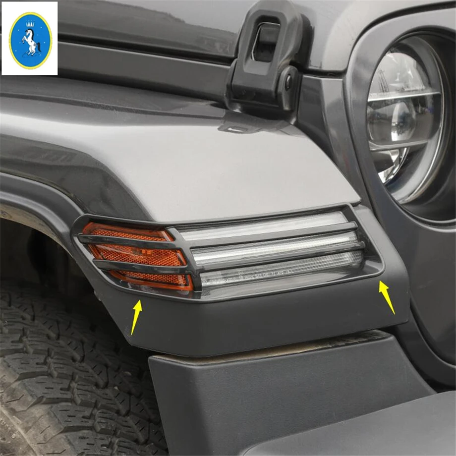 Автоаксессуары Yimaautotrims для передних колес абажур бровей декоративная накладка ABS