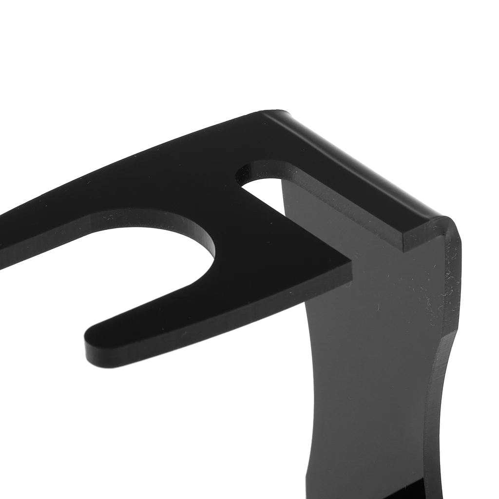 Premium Shaving Brush Holder Razor Stands Salon Arcylic Drip Stand For Men Mug Black | Красота и здоровье