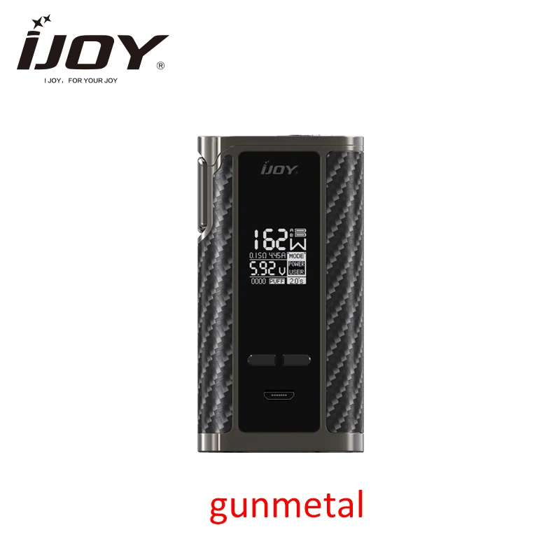 Оригинальный IJOY капитан 1865 коробка мод 162 Вт выход 0 96 дюймов OLED и огромный дисплей