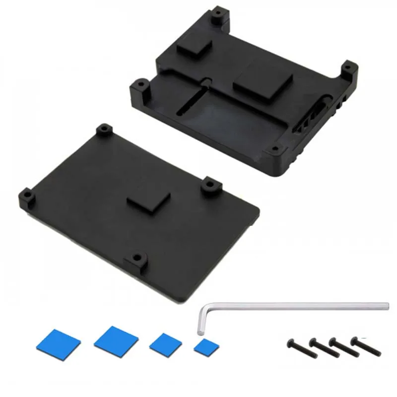 Raspberry Pi алюминиевый сплав охлаждающий корпус золотой и черный для pi 2B/3B/3B + |