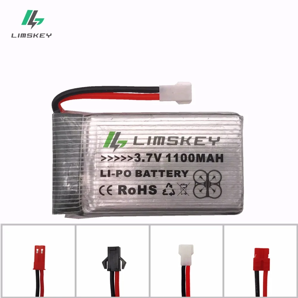 Limskey 3 7 V 1100 mAH литий полимерный аккумулятор для SYMA X5SC X5SW X5uw x5uc x5hw x5hc H11D H11C 25C разряд