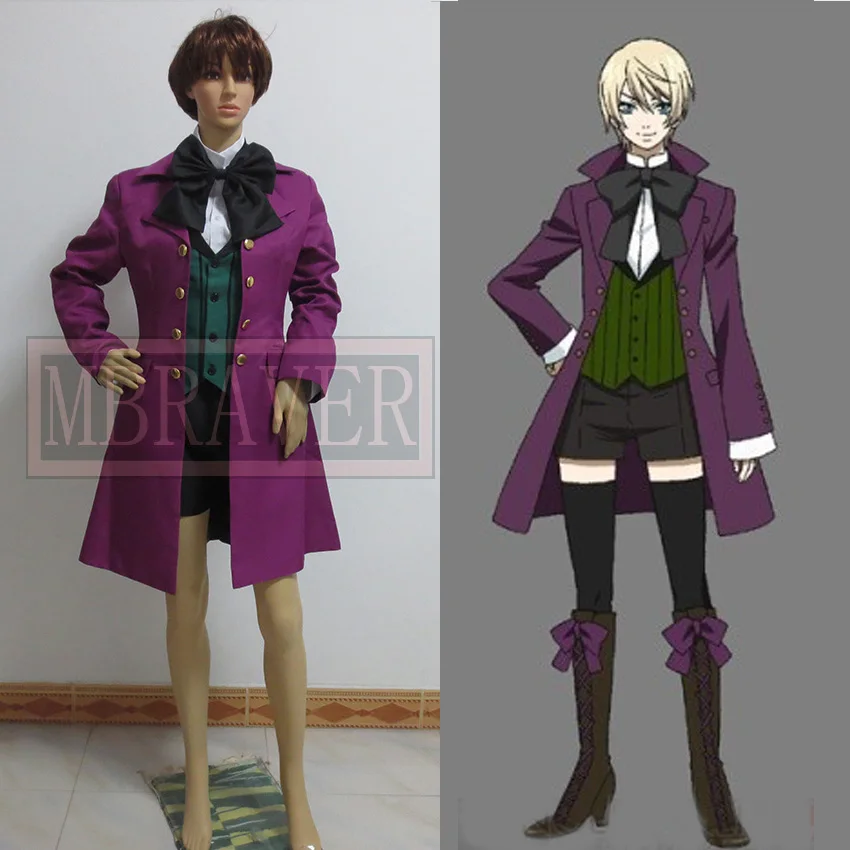 Костюм для косплея из аниме Черный Батлер сезон 2 костюм вечеринки