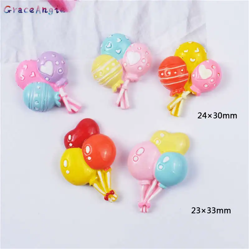 

GraceAngie 10 шт. шармы с мультяшными шариками с плоской спинкой кабошон украшения телефона DIY Детские аксессуары для волос Декор для холодильник...