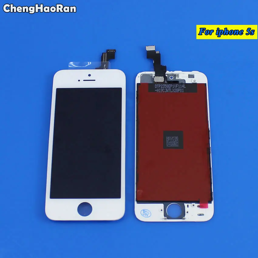 ЖК-экран ChengHaoRan для iPhone 5 5c 5s 6 6s plus 7 7plus 8 X дисплей с сенсорным стеклом замена