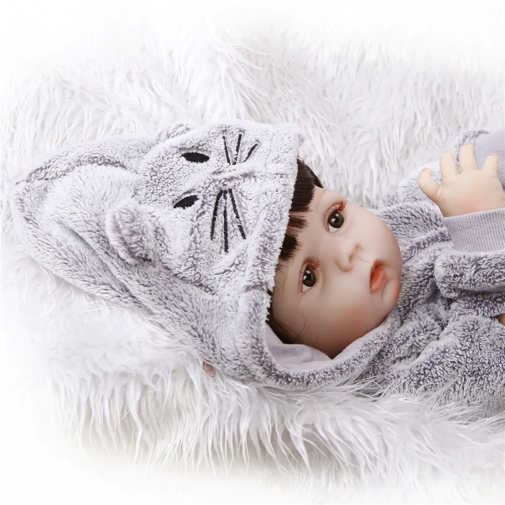 NPK 23 &quotвсего тела силикона Reborn Baby принцесса кукла игрушка купаться играть дома