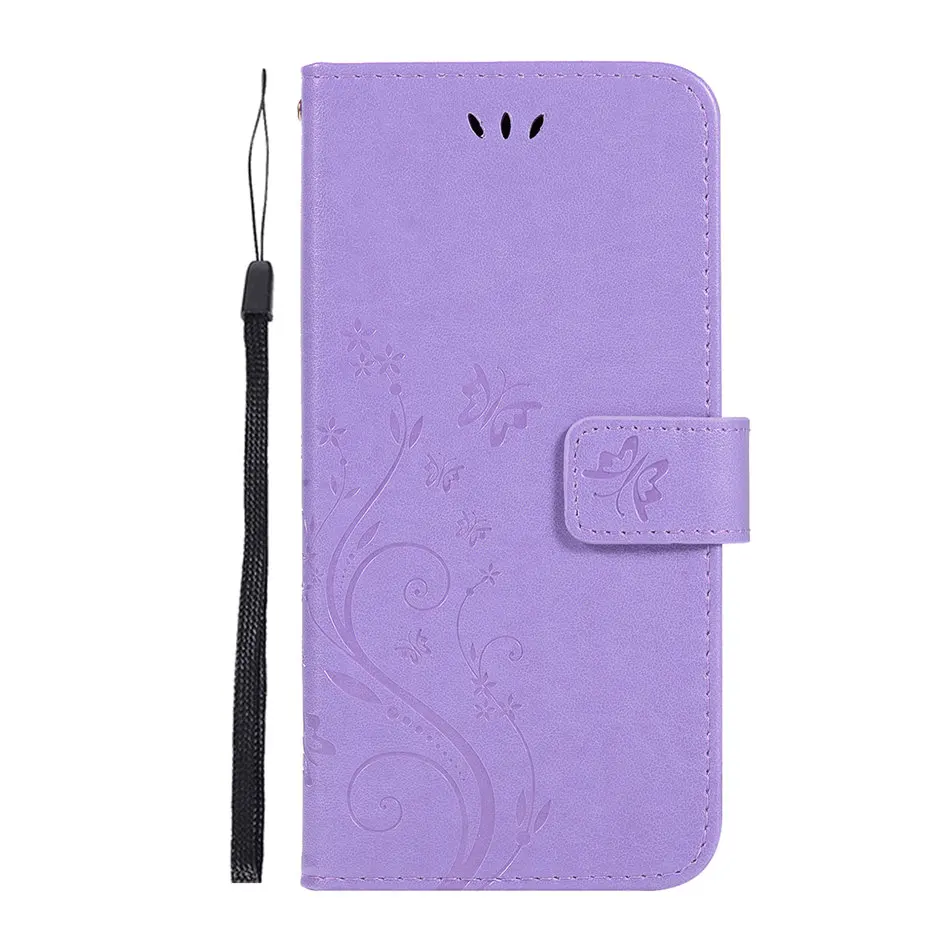 Light Purple Флип-чехол для телефона для samsung Galaxy M20 M10 A50 A6S A8S S10 S10E S9 S8 J4 J6 плюс J3 Fundas кожаный чехол-бумажник с крышкой Капа D04Z - Цвет: Light Purple