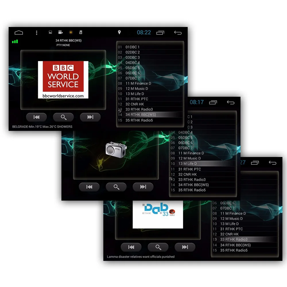 Автомобильный радиоприемник DAB тюнер USB-карта коробка для Android автомобильный