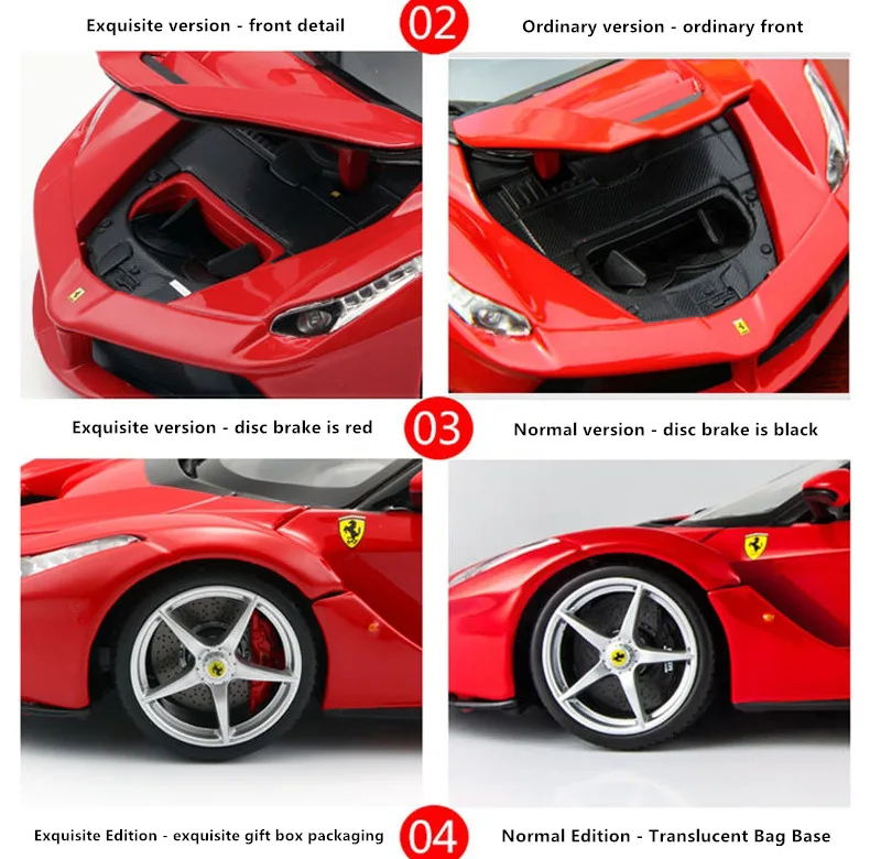 Bburago 1:18 Ferrari LAFERRARI черная модель автомобиля 1 18 имитация сплава оригинальная Rafa модель спортивного автомобиля супер модель автомобиля для бега подарок
