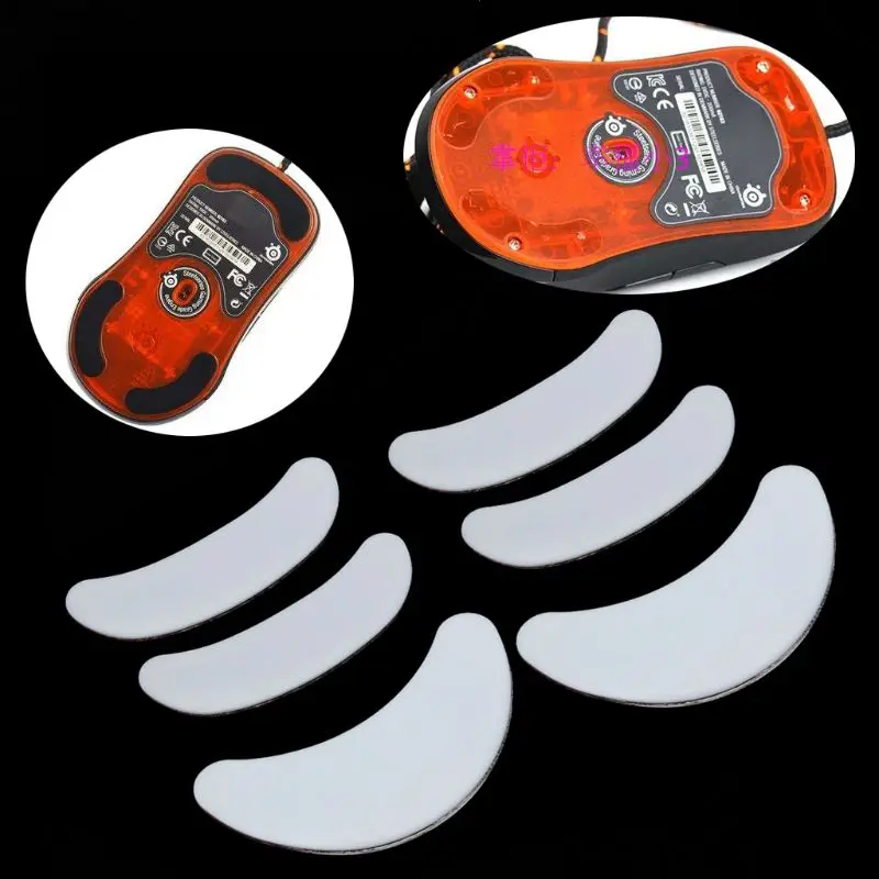 Игровая мышь 2 компл./упак. Tiger коньки для SteelSeries XAI/Sensei/НЕОБРАБОТАННАЯ белая