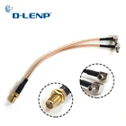 Dlenp SMA-K jack к 2X TS9 Male Разделитель RG316 коаксиальный кабель для Huawei USB-модема длиной 15 см