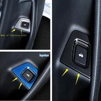 lapetus 3 colors tailgate rear trunk tail door button decoration frame cover trim 1 piece fit for honda insight 2019