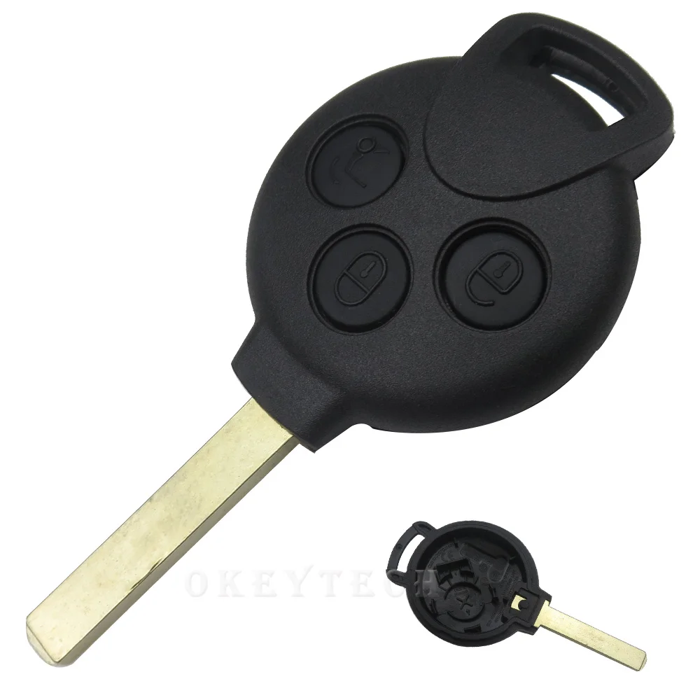 Okeytech 3 кнопки сменный пульт дистанционного управления автомобильный ключ