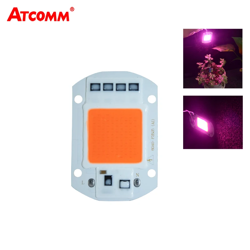 Светодиодная ламсветильник для выращивания растений 20/30/50 Вт 110 В 220 В|led chip|cob led