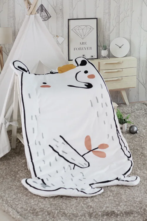 Детские хлопковые коврики с мультяшным рисунком для младенцев детские игр в