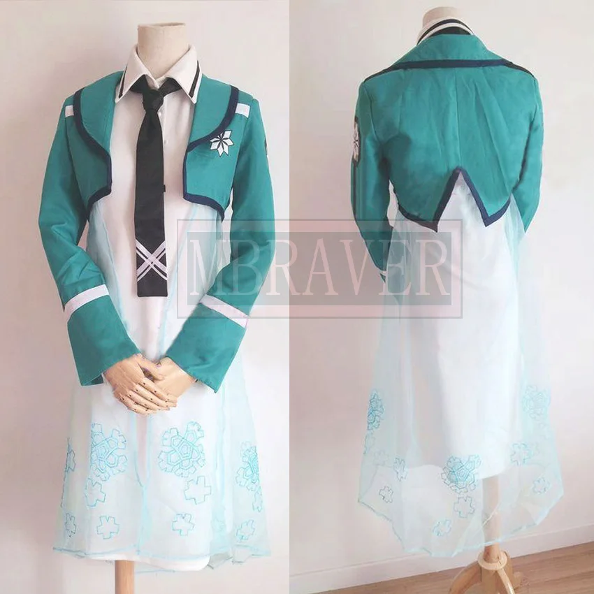 Непутёвый ученик в школе магии Косплей Сиба Миюки Косплэй костюм: пиджак + жилет