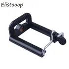 Elistooop, растягивающийся вращающийся держатель для селфи, держатель для сотового телефона, зажим для штатива для фотоаппарата смартфона