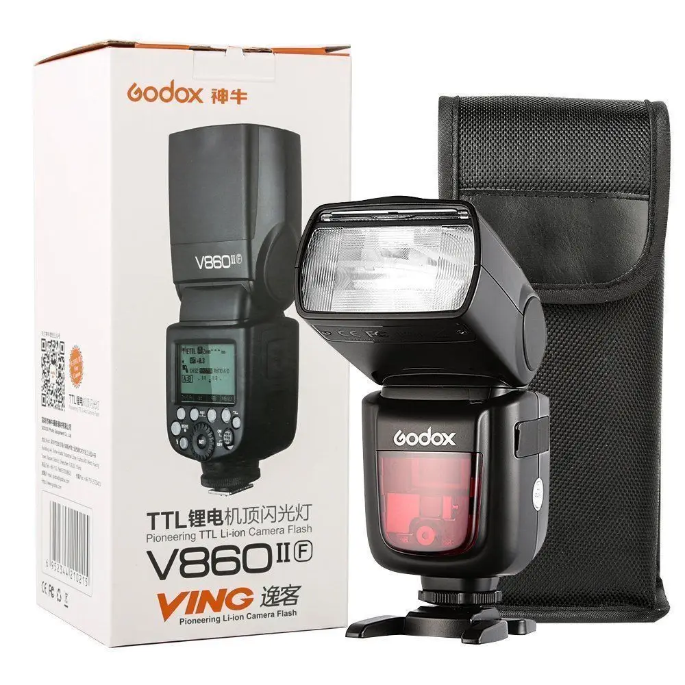 Godox TTL HSS литий ионный аккумулятор V860II F Вспышка Speedlite для Fujifilm X Pro2/X Pro1/X T20/X T10/X T1/X100F