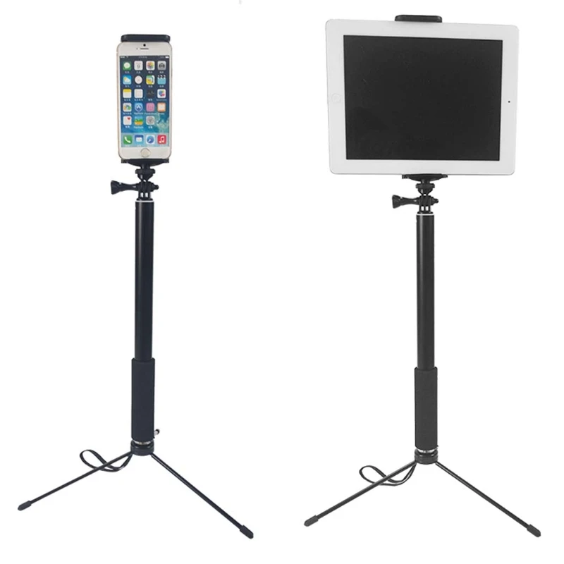 Новый раздвижной штатив SIV 1 5 м/2 м для селфи iPhone iPad DSLR Android Gopro палка|Селфи-моноподы|
