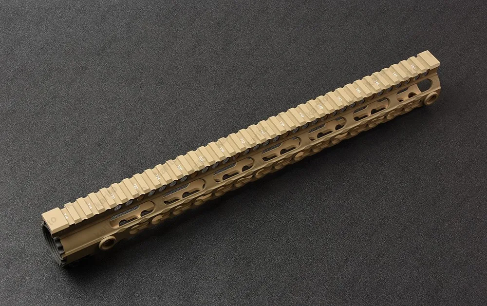 Тактический AR 15 SSK 15 дюймов Пикатинни плавающая handguard с keymod адаптер Алюминий ЧПУ DE M3053