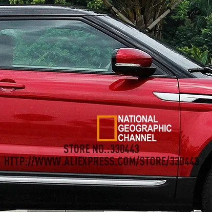 2 шт. Национальный географический канал наклейка на дверь автомобиля украшение