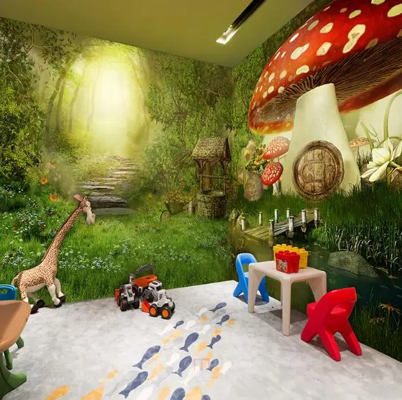 3D фото роспись картонная детская спальня настенная бумага фрески papel de pared для