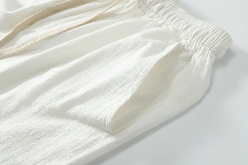 MFERLIER Летняя мужская рубашка 5XL 6XL 7XL 8XL 9XL 10XL бюст 157 см размера плюс льняная рубашка большого размера с брюками мужские 5 цветов
