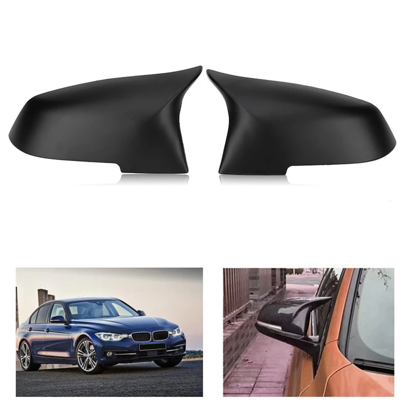 Для B-m-w F20 F21 F87 M2 F23 F30 F36 X1 E84 глянцевая черная боковая крышка зеркала заднего вида-стиль M4