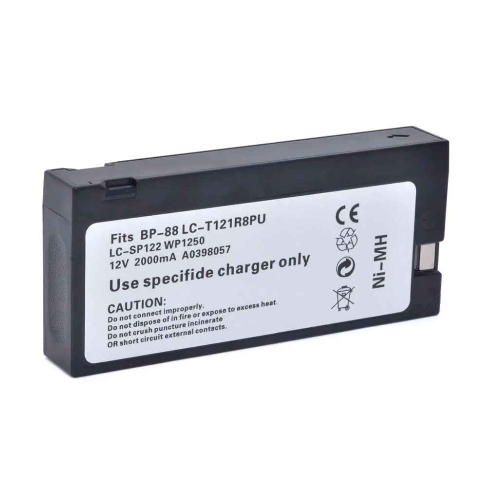 Запасная медицинская батарея для LC-T121R8PU LC-SP122 WP1250 BP-608 BP-508 BP-88S BP-88 A0398057 ASM500 |