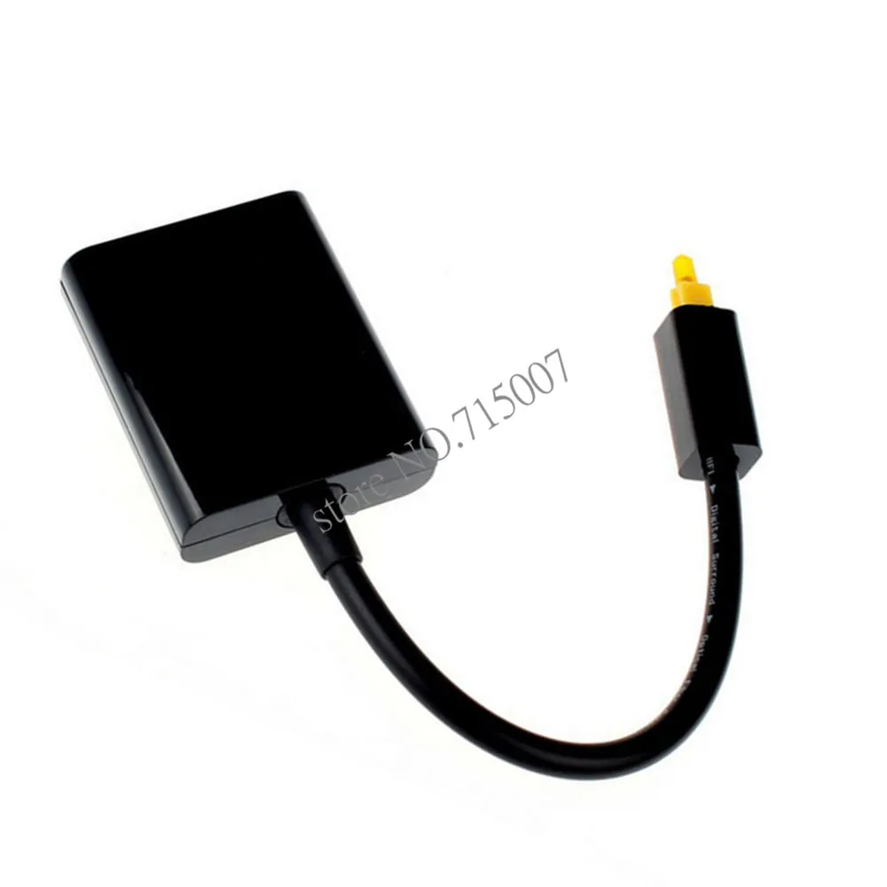 Черный и белый двойной порт Toslink Цифровой оптический один разделяется на два