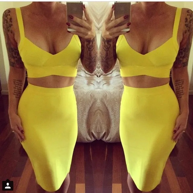 Высококачественные сексуальные облегающие платья красное/белое/черное/желтое