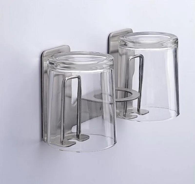 Набор металлических держателей для зубных щёток из нержавеющей стали|Держатели