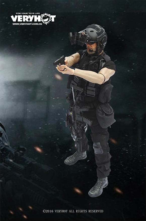 1/6 весы мужской фигуры одежда аксессуар с дизайном морских котиков CQB ночные
