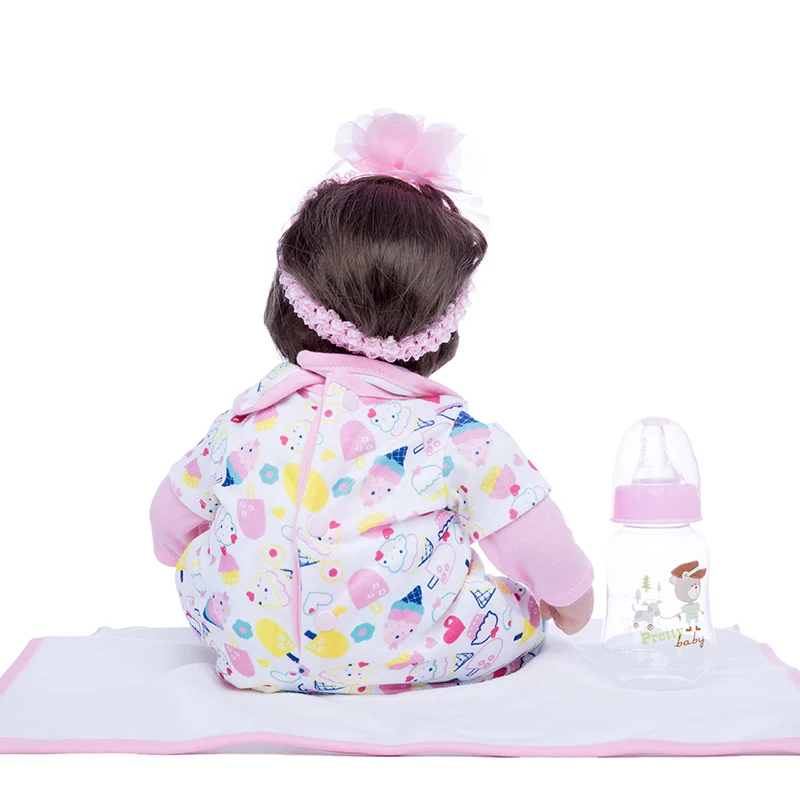 Принцесса Анна 18in прекрасная кукла reborn младенцев силиконовые baby куклы