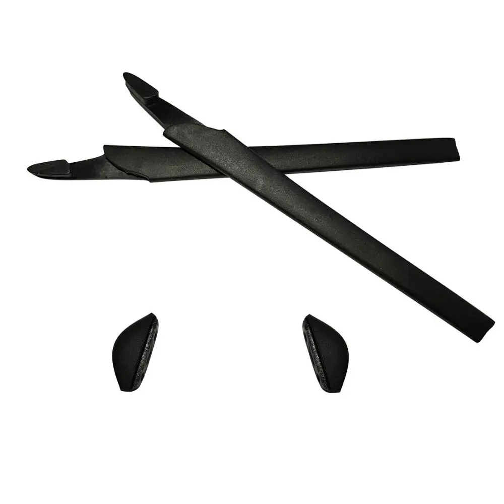 BLACK HKUCO Сменный Набор силиконовых ножек для Cross link PRO SWITCH& SWEEP Солнцезащитные очки ушные вкладыши резиновый комплект - Цвет линз: BLACK