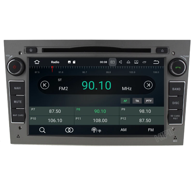 Автомагнитола IPS мультимедийный плеер на Android 10 с GPS USB DVR FM BT для OPEL ASTRA Zafira Combo Corsa