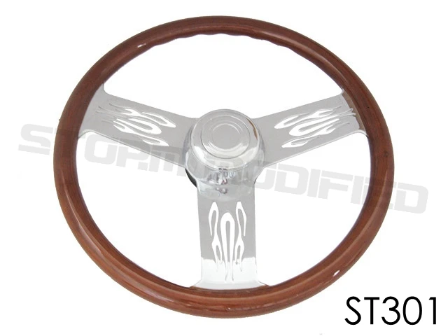 ST301 SuTong грузовик универсальный деревянный 450 мм 18''Classic руль 3 гальванизированная сталь большой автомобиль классический древесины отделка ST304 - Цвет: ST301