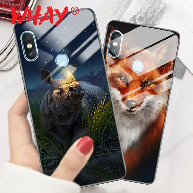 Чехол из закаленного стекла для Xiaomi Redmi Note 5 Pro 4X роскошный силиконовый чехол Xiomi Mi