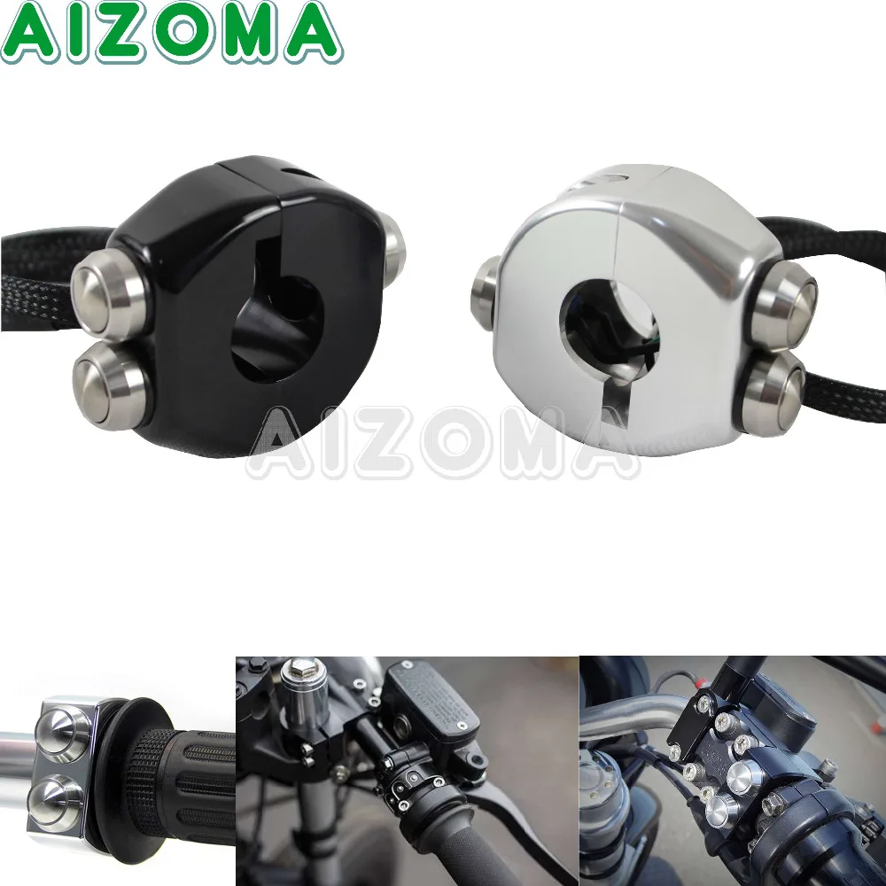 Мотоцикл Скутер Alunimun M Switch 3 кнопочный выключатель освесветильник Cafe Racer 7/8