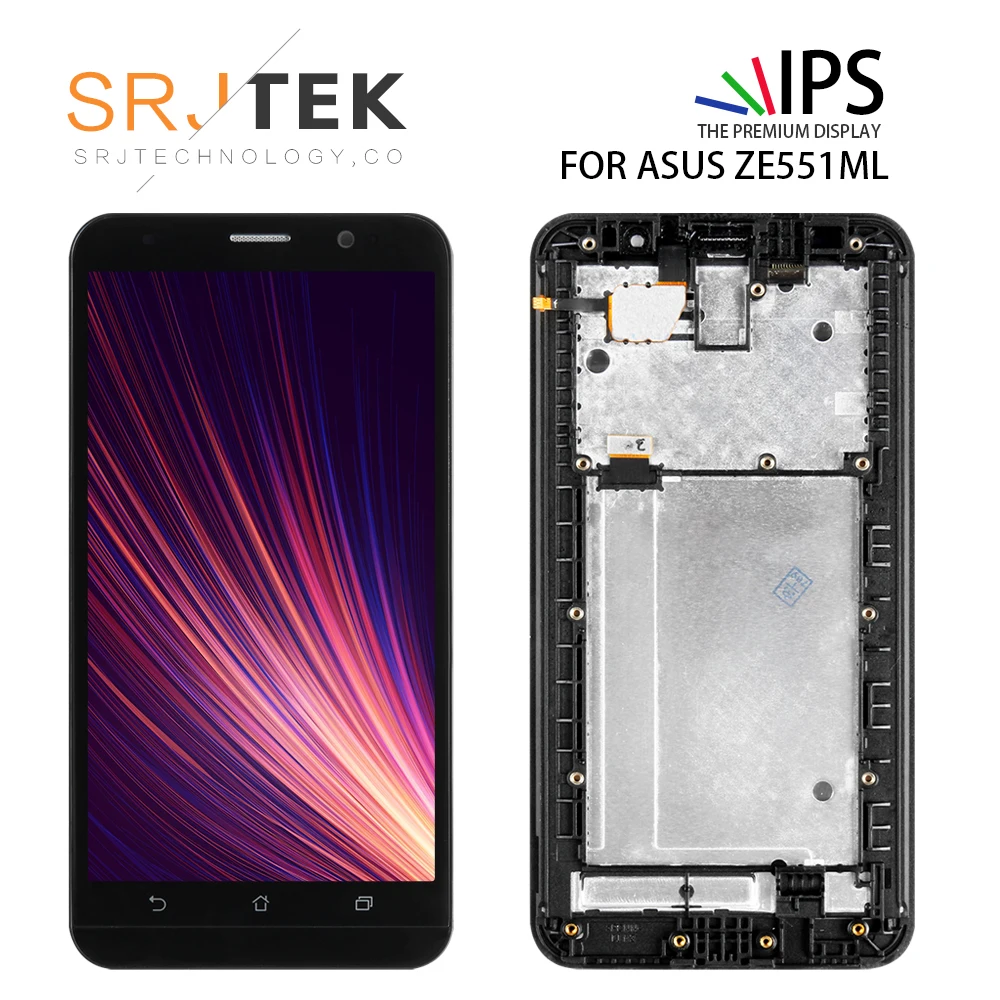 ЖК дисплей SRJTEK ZE551ML для ASUS Zenfone 2 Z00AD сенсорный экран дигитайзер матрица в сборе