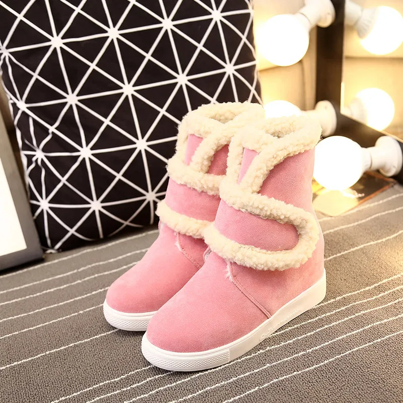 Зимой 2017 года новый увеличился снегоступы скраб сапоги женские меховые размер