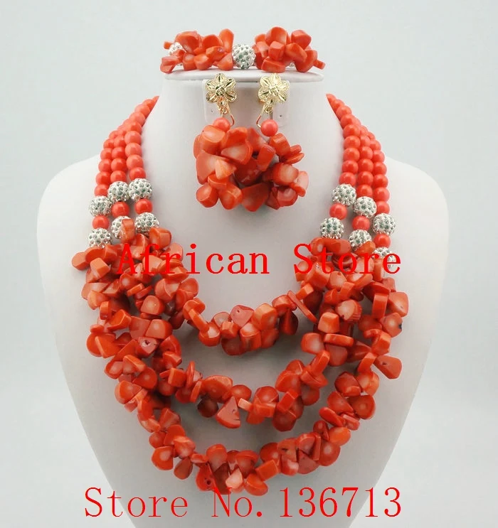 

Costume Green Artificial Coral Beads bride bridesmaid nigerian wedding african coral beads jewelry set Free shipping R701
