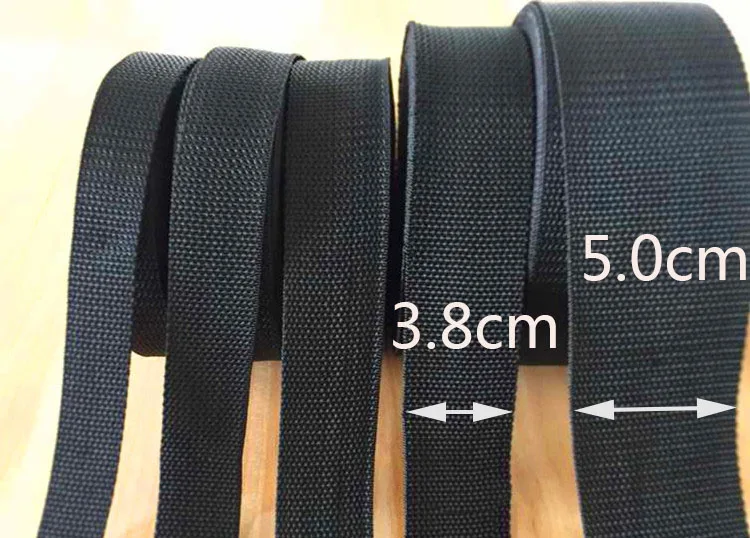 50mm 10 метров Экологичное полиэфирное жаккардовое плетение резинка с тесьмой рюкзак тесьма ремень лента ошейник для собак открытый мешок одежды части - Цвет: 50mm