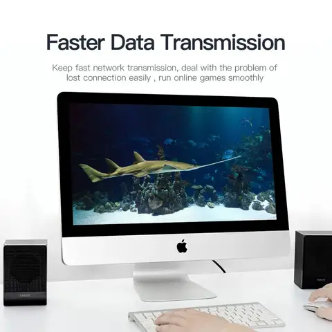 Ethernet-кабель Vention, экранированная витая пара, CAT 6, RJ45 Lan-кабель, патч-корд для компьютера и роутера, CAT6