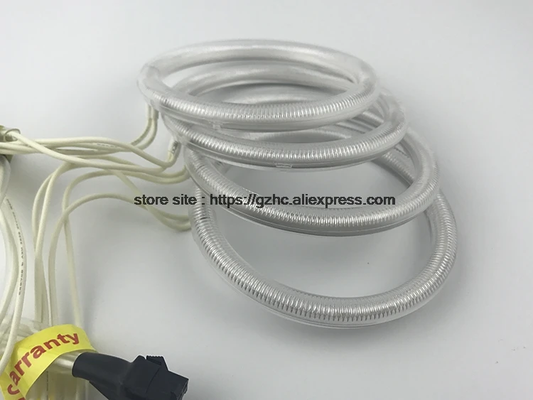 Для Volkswagen VW Touareg 2003 2004 2005 2006 ультра яркий дневной светильник DRL CCFL ангельские глазки демон глаза комплект Теплый Белый Halo Кольцо