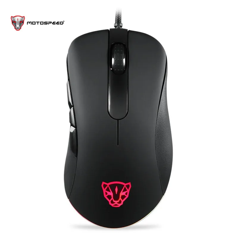 MOTOSPEED V100 двойной двигатель RGB игровой Мышь оригинальный PAW3327 инфракрасный свет |