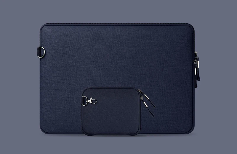 BinFul 11,6 13,3 15,4 дюймов Laptop Sleeve сумка Водонепроницаемый Тетрадь компьютер сумка чехол для MacBook Air Pro 11 12 13 15+ Мощность pack - Цвет: dark blue