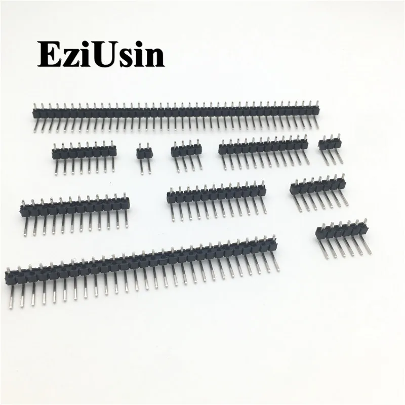 R/A 2 54 мм Однорядный прямой угол мужской отрыв печатной платы контактный разъем